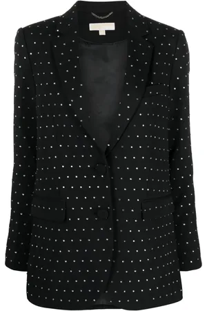 Michael Kors Crystal-embellished single-breasted blazer