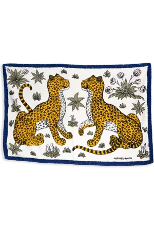 Hermès 2000s Léopards beach towel