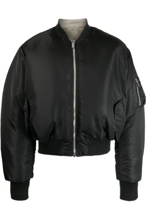 VTMNTS Cropped zipped-up bomber jacket