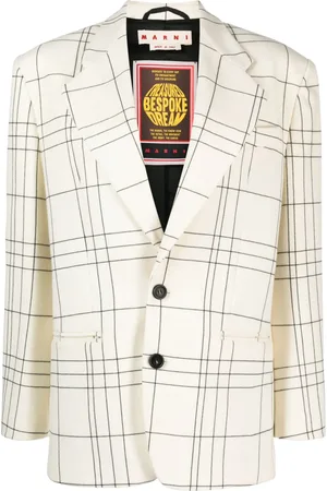 Marni Checked single-breasted blazer