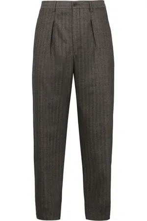 Giorgio Armani Pinstriped tapered trousers