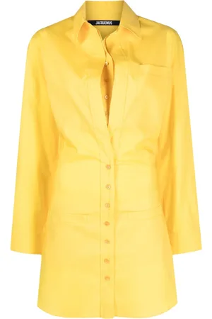 Jacquemus La Robe Baunhilha mini shirt dress
