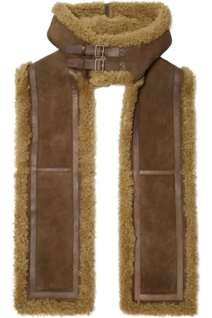 Burberry Hooded shearling scarf
