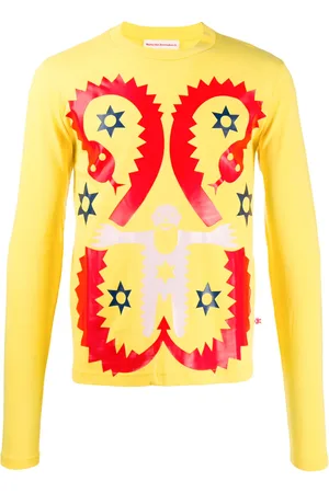 WALTER VAN BEIRENDONCK 2009 snake printed long-sleeved T-shirt