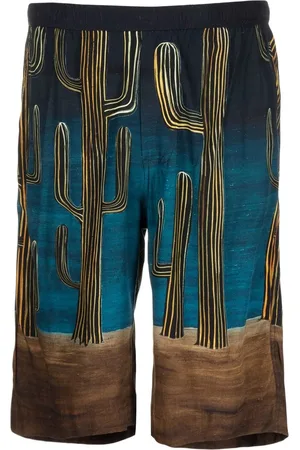 Endless Joy Cactus-print Bermuda shorts