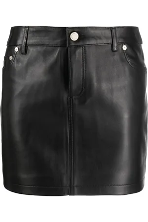 Mainless Leather mini skirt