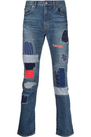 JUNYA WATANABE Patchwork slim-fit jeans