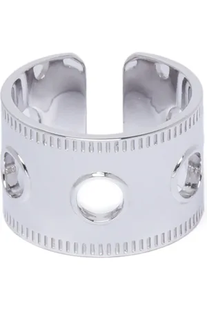 We11 Done Punch polished-finish ring