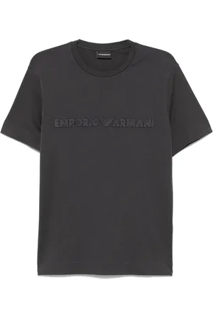 Emporio Armani Logo-embroidered T-shirt