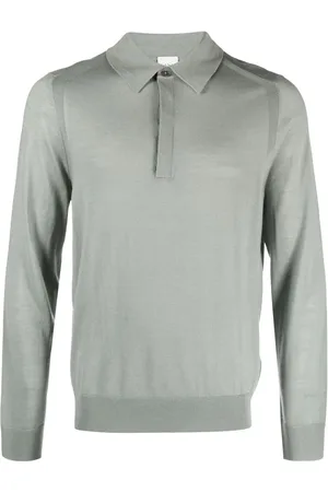 Paul Smith Polo-collar merino jumper