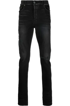 AMIRI Logo-embroidered skinny-cut jeans