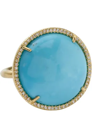 Irene Neuwirth 18kt yellow turquoise ring