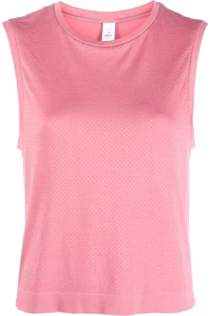 Varley Page piqué-weave tank top