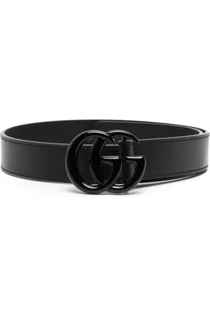 Gucci Logo-buckle leather belt