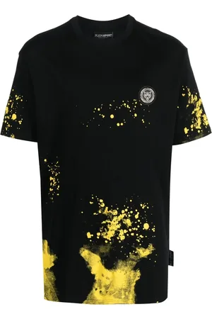 Philipp Plein Paint splatter-print short-sleeved T-shirt