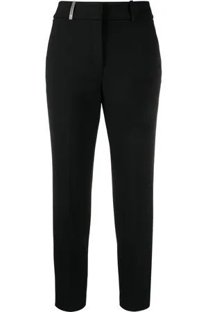 PESERICO SIGN Cropped tailored trousers