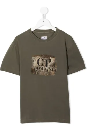 C.P. Company TEEN logo-print short-sleeve T-shirt