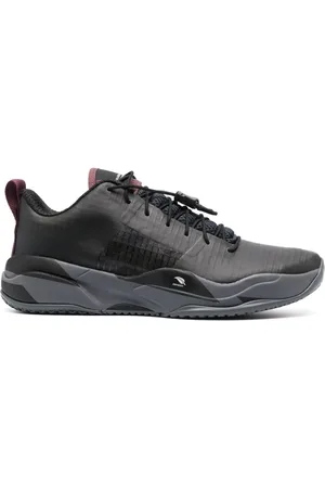 Brand Black Two-tone low-top sneakers