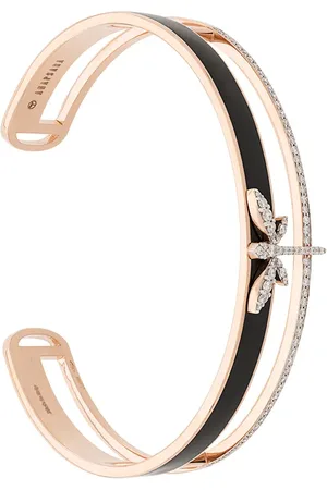 ANAPSARA 18kt rose gold dragonfly diamond bangle