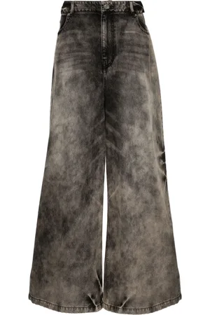 JUUN.J Waist-straps wide-leg trousers