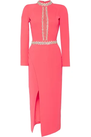 Saiid Kobeisy Crystal-embellished midi dress