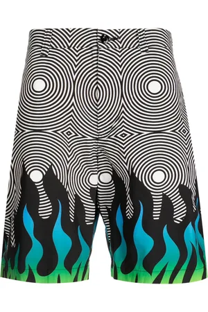 NEIGHBORHOOD Abstract-pattern cotton chino shorts