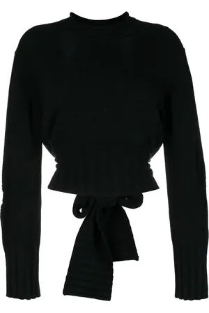 DION LEE Distressed-finish knitted jumper