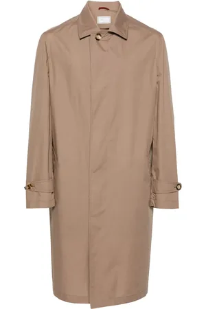 Brunello Cucinelli Single-breasted lightweight maxi coat