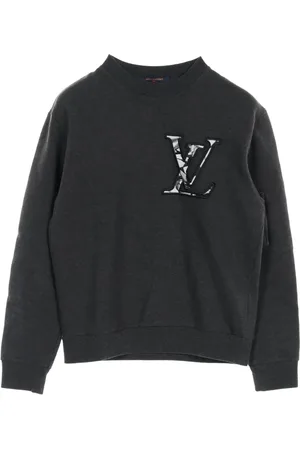 LOUIS VUITTON 2010s LV-appliqué sweatshirt