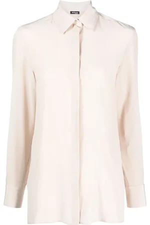 Kiton Button-up silk shirt