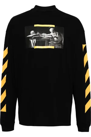 OFF-WHITE Caravaggio-print cotton sweatshirt
