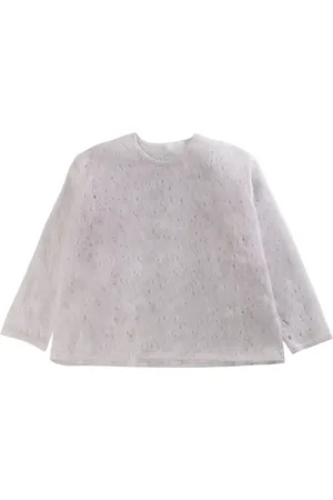 Issey Miyake Perforated-detail T-shirt