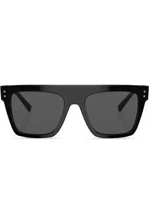Giorgio Armani Logo-print square-frame sunglasses