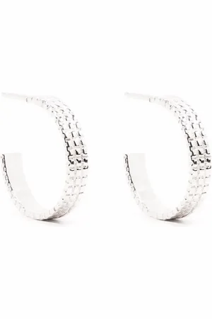 WOUTERS & HENDRIX Chain-texture hoop earrings