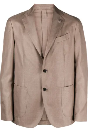 LARDINI Americana brooch-detail blazer