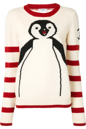 CHANEL 2007 Penguin knit jumper