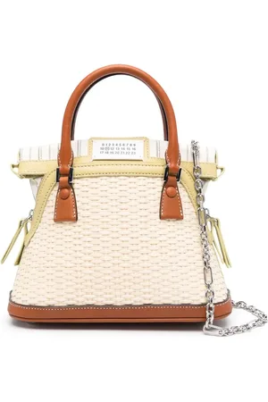 Maison Margiela 5AC Classique raffia tote bag