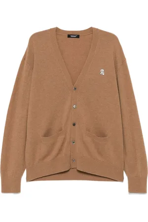 UNDERCOVER Embroidered logo cardigan