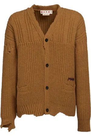 Marni Distressed wool cardigan