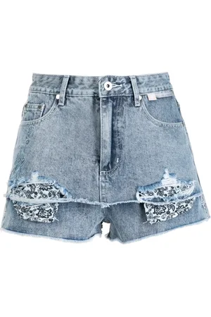 Musium Div. Distressed denim shorts