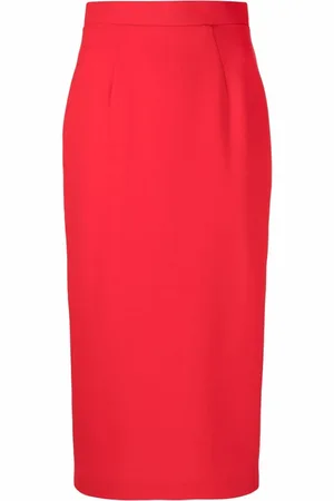 ULYANA SERGEENKO High-waisted straight-fit skirt