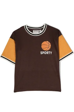 Mini Rodini Basketball scuba-jersey T-shirt