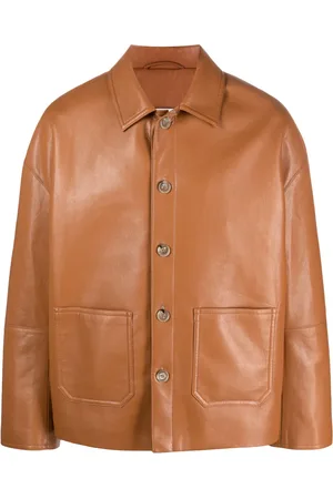 Nanushka Seger regenerated-leather shirt jacket