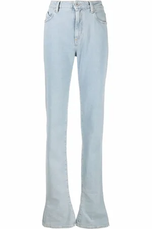 The Attico Elongated flared jeans