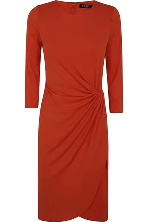 Ralph Lauren Twist-detail midi dress