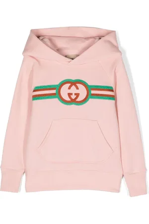 Gucci Logo-embroidered cotton hoodie