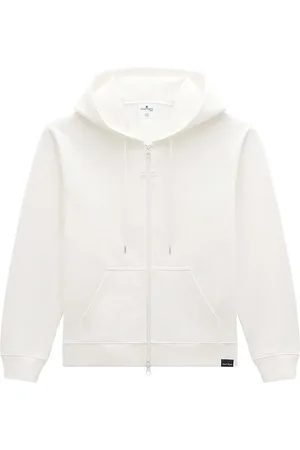 Courrèges Logo-patches zip-up hoodie