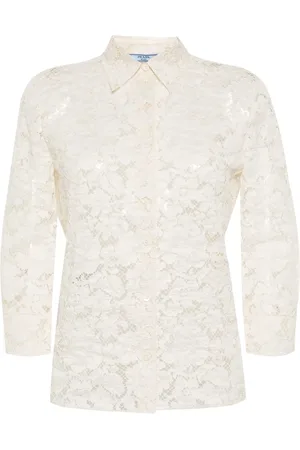 Prada Corded-lace shirt