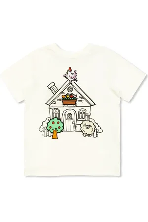 Stella McCartney Farmhouse-print cotton t-shirt