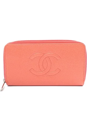 CHANEL 2012-2013 CC stitch long wallet